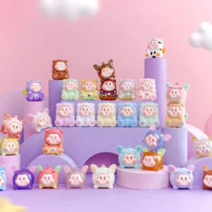 SLLO - Flying Pig - Display of 24 Mini Figures 5cm - Mystery Box