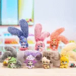 CUP RABBITS - Fruits Milk - Display of 6 Plushs 17cm - Mystery Box