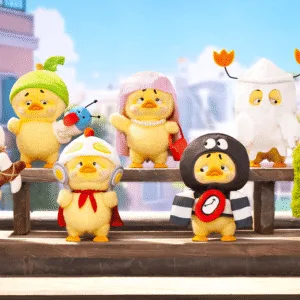 UPSETDUCK - This Way - Display of 6 Ducks 17cm - Mystery Box