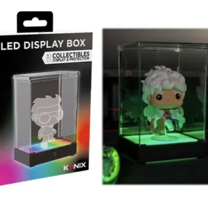 LED DISPLAY BOX - Acrylic Lighting Display Case - 8 Lighting Modes