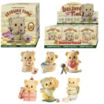 BUTTERBEAR - Leisure Time - Display of 6 Plushs 10cm - Mystery Box