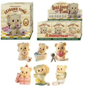 BUTTERBEAR - Leisure Time - Display of 6 Plushs 10cm - Mystery Box