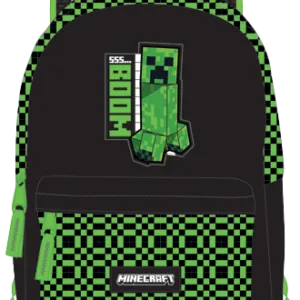 MINECRAFT - Boom - Sac à Dos 1 Comp. + poche '42x30x18cm'