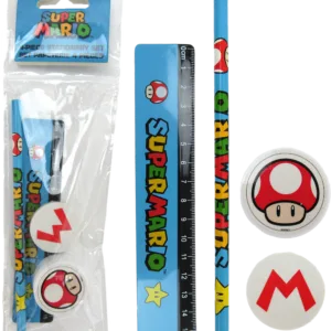 SUPER MARIO - Stationery Set - 4pc.
