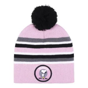 SNOOPY - Jacquard Pompon Beanie - Kids