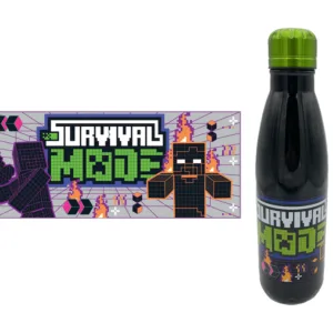 MINECRAFT - Survival Mode - Stainless Steel Bottle 26oz