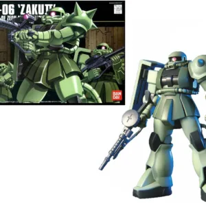 GUNDAM - HGUC 1/144 MS-06 Zaku II Mass Production - Model Kit