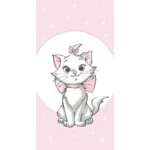 THE ARISTOCATS - Marie - Beach Towel 100% Cotton - 70x140cm