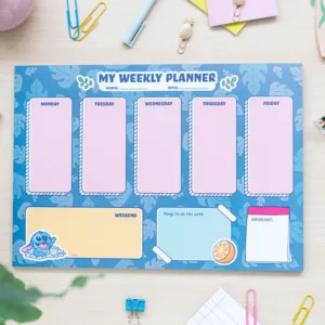 STITCH - Weekly Planner - A4 Bloc Note