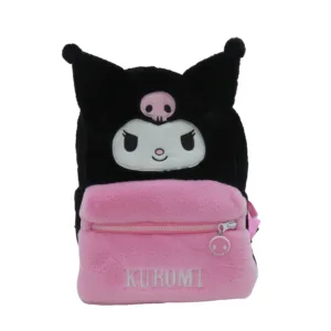HELLO KITTY - Kuromi - Fur Backpack - 30x14x22cm