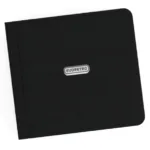 EVORETRO - Regular card binder with zipper 4x3 - Black