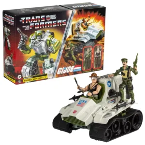 TRANSFORMERS X G.I. JOE - Kup Triple - Figure Collaborative 23cm