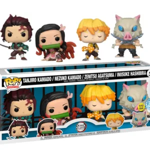 DEMON SLAYER - Saison 1 - 4 Pack Funko Pop GITD SPECIAL EDITION