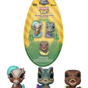 JURASSIC PARK SPRG - Pocket Pop Egg 3pk - Dinos