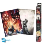 FULLMETAL ALCHEMIST - Série 1 - Set 2 posters '52x38'