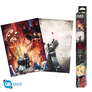 FULLMETAL ALCHEMIST - Série 1 - Set 2 posters '52x38'