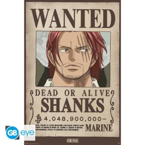 ONE PIECE - Wanted Shanks Wano - Poster 91x61cm