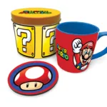 SUPER MARIO - Let's go - Mug & coaster in metal tin