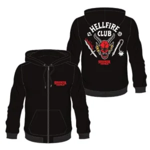 STRANGER THINGS - Hellfire Club - Men's Zipper Hoodie (M)