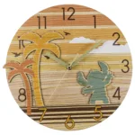 STITCH - Sunset - Metal Wall Clock
