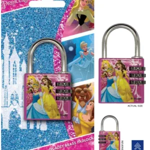 DISNEY - Brass Padlock - Princess