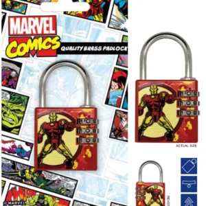 MARVEL - Brass Padlock - Iron Man