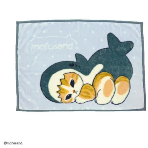 MOFUSAND - Kitten-Nyan Shark - Plaid 70x100cm