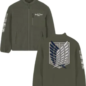 ATTACK ON TITAN - Survey Corps - Sherpa Jacket (S)