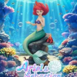 THE LITTLE MERMAID - Ariel & Sebastian - Statue Master Craft 42.8cm