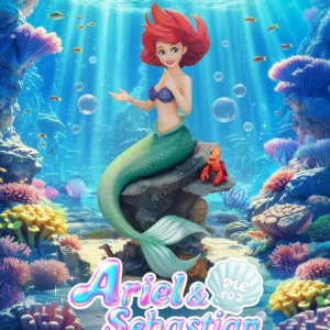 THE LITTLE MERMAID - Ariel & Sebastian - Statue Master Craft 42.8cm