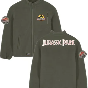 JURASSIC PARK - Logo - Sherpa Jacket (S)