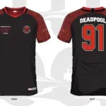 MARVEL - Deadpool 91 - Soccer Jersey Men (M)