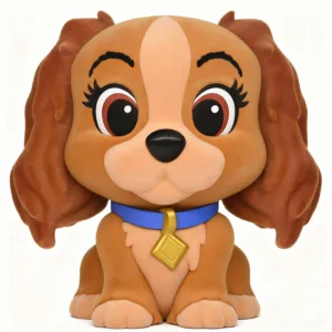 DISNEY DOGS - Lady - Figural Bank Flocked