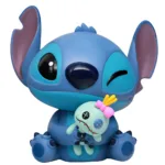 DISNEY - Stitch & Scrump - Figural Bank 18cm in acetane box