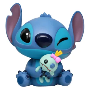 DISNEY - Stitch & Scrump - Figural Bank 18cm in acetane box