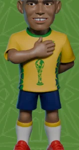 BRAZIL - Ronaldo - Figure Minix World Legends Cup 12cm