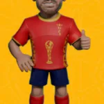 SPAIN - Iniesta - Figure Minix World Legends Cup 12cm
