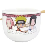 NARUTO - Ramen Bowl with Chopstick 414ml - Team Seven