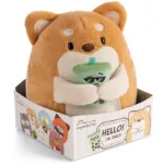 SUPER MOCHIE - Dog Hiro with bubble tea - Plush 16cm