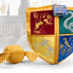 HARRY POTTER - Hogwarts's Blazon and Golden Snitch - Plush 36cm