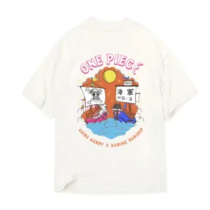 ONE PIECE - Going Merry X Marine Warship - T-Shirt Men (XL)