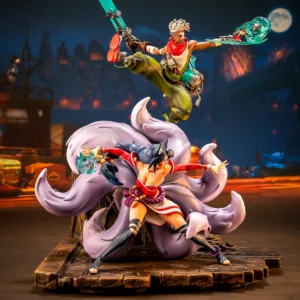 LEAGUE OF LEGENDS - Ekko & Ahri - Statue Diorama 1/10 30cm