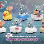 TOM AND JERRY - Bath Time Pull Black Car- Set 6 Fig. Blind Box 5cm