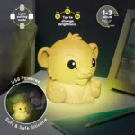LION KING - Simba - 'SquishyGlo' Silicone Light Rechargeable 15cm