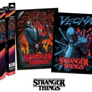 STRANGER THINGS - Vecna & Eddie - 2 Posters 52 x 38cm Set