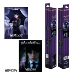 WEDNESDAY - Wednesday Addams - 2 Posters 52 x 38cm Set