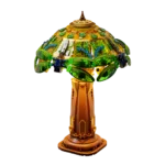 PANTASY - Stained Glass Table Lamp - Bloc de Construction 1067 pcs