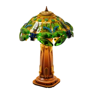 PANTASY - Stained Glass Table Lamp - Bloc de Construction 1067 pcs