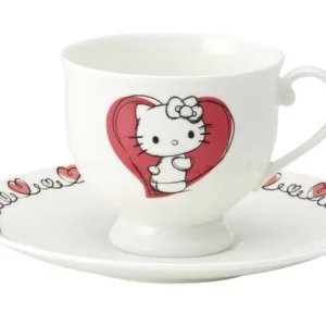 HELLO KITTY - Hello Kitty - Cup and saucer "Bone China" 240ml