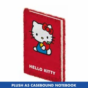 HELLO KITTY - A5 Plush Notebook Casebound